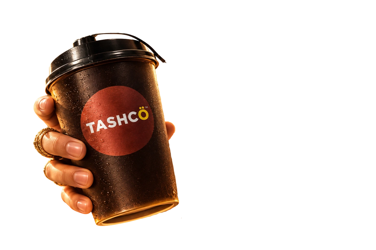 Hand with cup